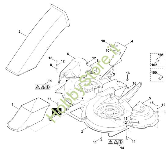 Picture of N - Carter apparato di taglio MT 5097.0