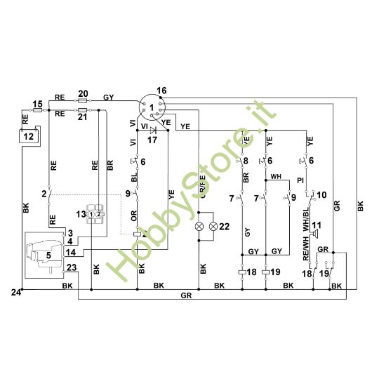 Picture of R1 - Schema elettrico MT 5097.0