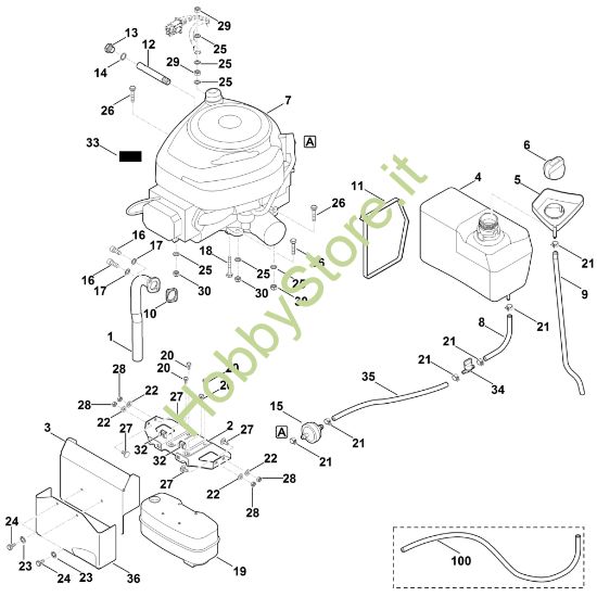 Picture of I - Motore, serbatoio MT 5097.0 C