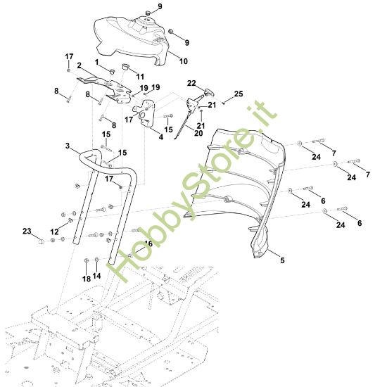 Picture of B - Pannello portacomandi MT 5097.0 G