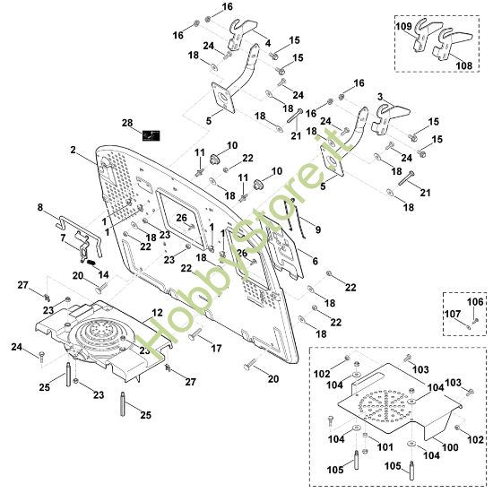 Picture of H - Parete posteriore MT 5097.0 G