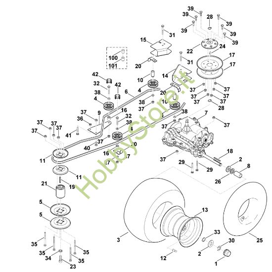 Picture of K - Cambio, ruota posteriore MT 5097.0 G