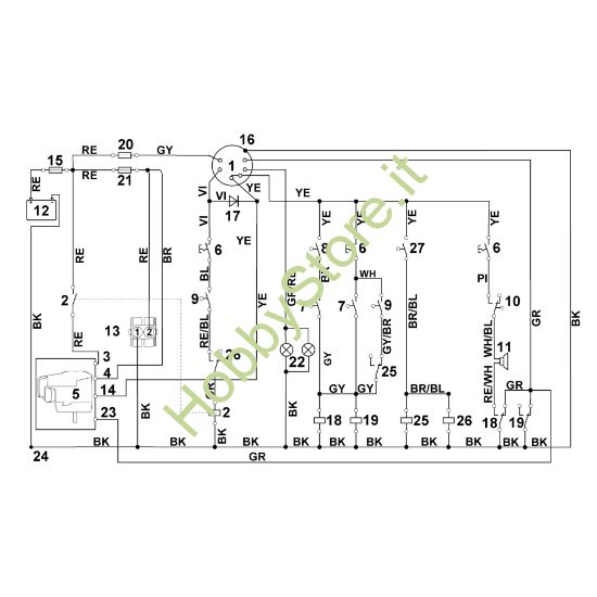 Picture of S1 - Schema elettrico MT 5097.0 G