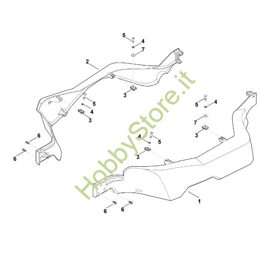 Picture of D - Copertura di protezione apparato di taglio MT 5097.0 K