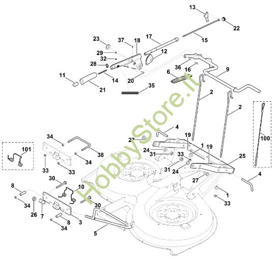 Picture of M - Sollevamento apparato di taglio MT 5097.0 K