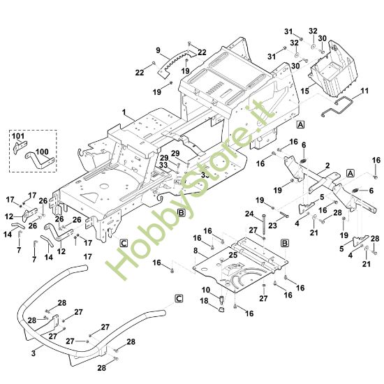 Picture of A - Telaio MT 5097.1 C