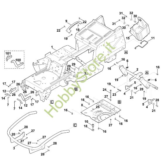 Picture of A - Telaio MT 5097.1 Z