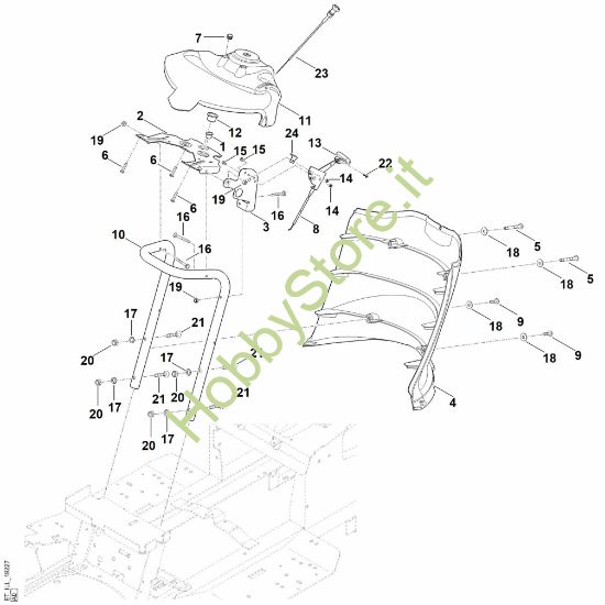 Picture of B - Pannello portacomandi MT 5097.1 Z