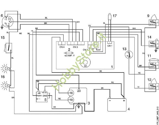 M1 - Schema elettrico MT MT 540 della marca Viking