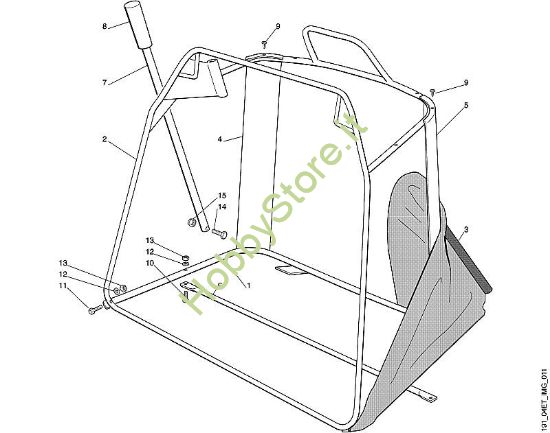 K - Cesto raccolta erba -2 MT MT 545 della marca Viking