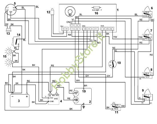 Picture of M1 - Schema elettrico MT 545