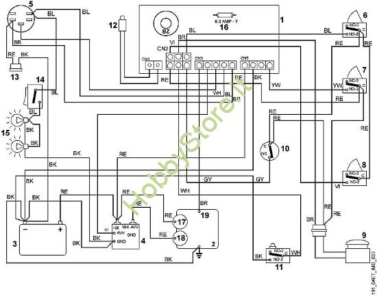 M2 - Schema elettrico MT MT 545 della marca Viking