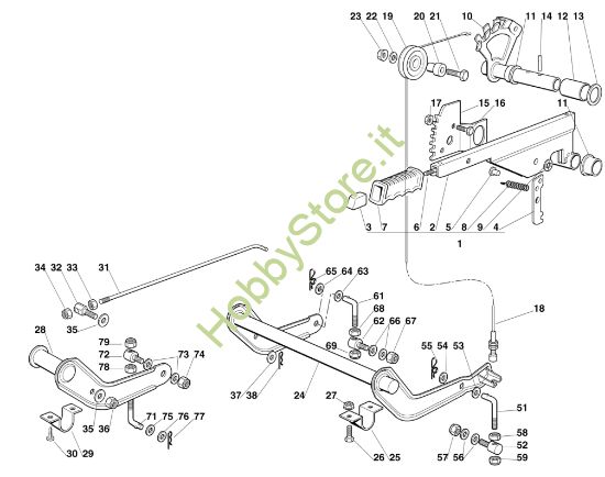 Picture of G - Sollevamento apparato di taglio MT 545 L