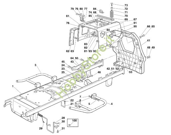 Picture of A - Telaio MT 585 L