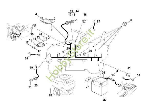 Picture of J - Componenti elettrici MT 585 L