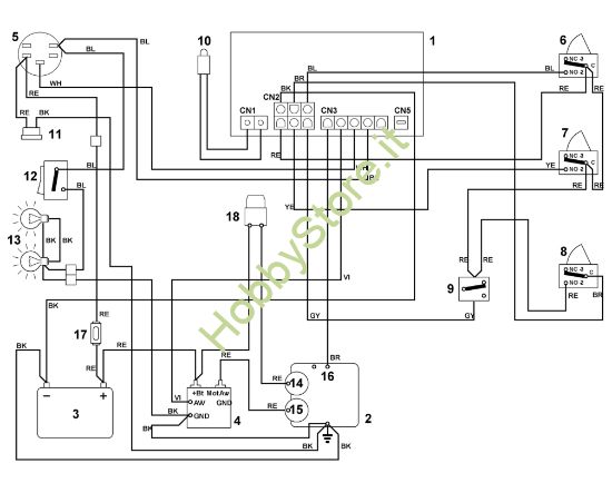 Picture of K - Schema elettrico MT 585 L