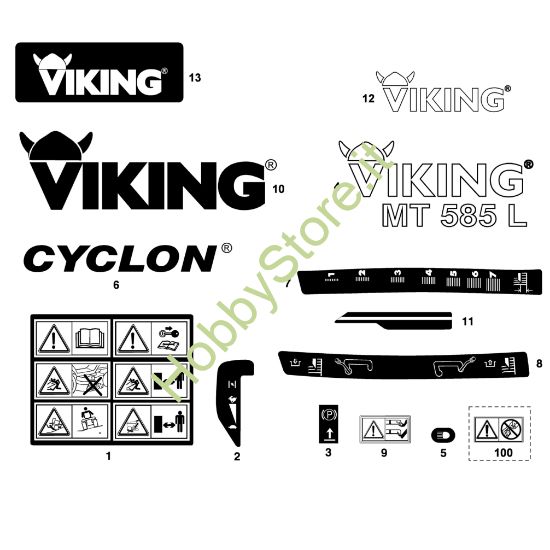 Picture of L - Etichetta adesiva MT 585 L