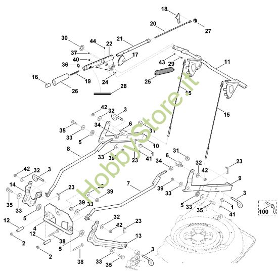 Picture of M - Sollevamento apparato di taglio MT 6112.0