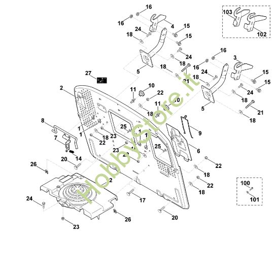 Picture of H - Parete posteriore MT 6112.0 C