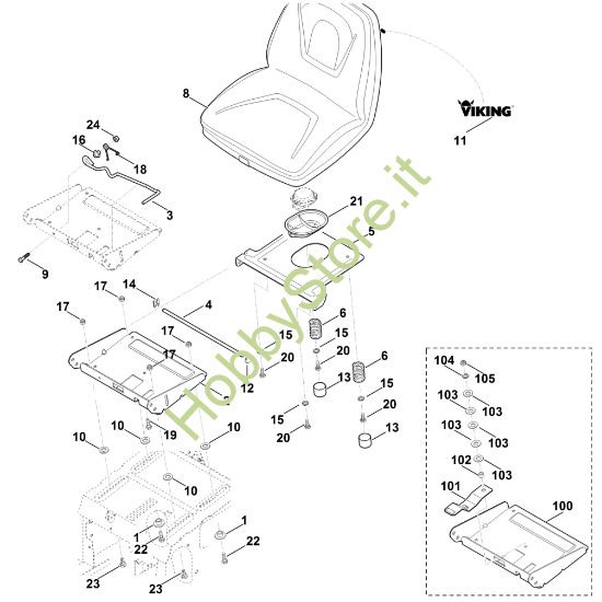 Picture of F - Sedile MT 6112.1 C