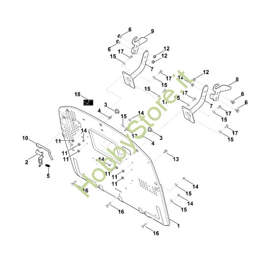 Picture of G - Parete posteriore MT 6112.1 C