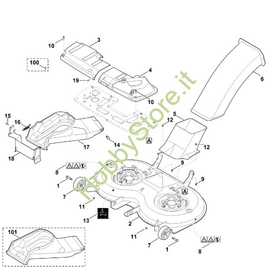 Picture of L - Carter apparato di taglio MT 6112.1 ZL