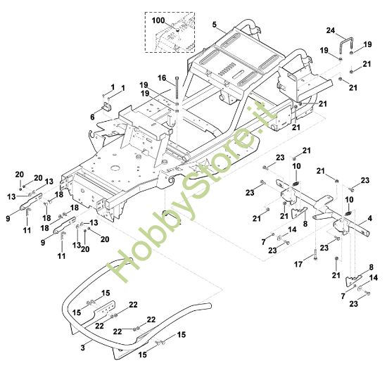 Picture of A - Telaio MT 6127.0 KL