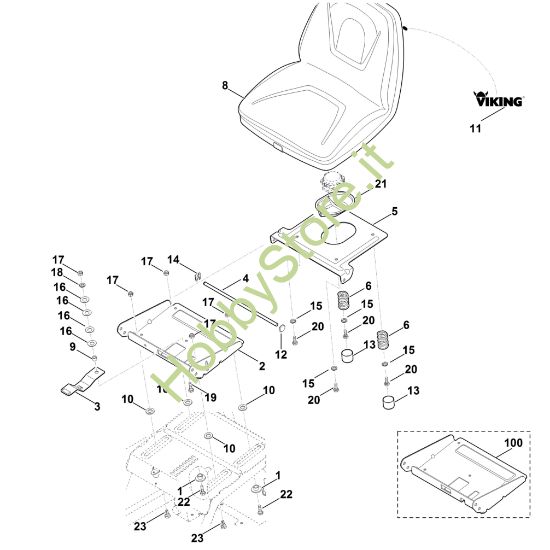 Picture of G - Sedile MT 6127.0 ZL