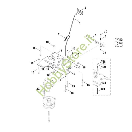 Picture of L - Freno di parcheggio MT 6127.0 ZL