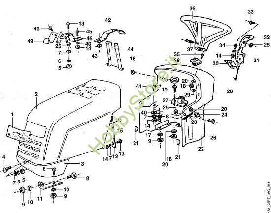 M - Pannello portacomandi MT MT 640 (1997) della marca Viking