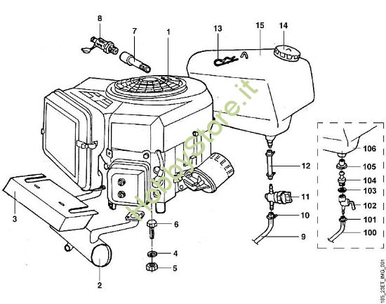 A - Motore MT MT 680 della marca Viking