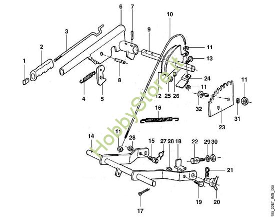 E - Sollevamento apparato di taglio MT MT 680 della marca Viking