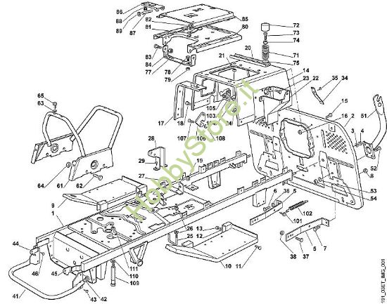 A - Telaio MT MT 740 della marca Viking