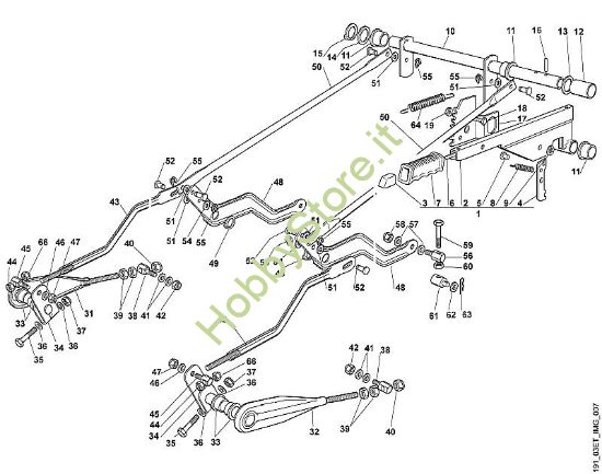 G - Sollevamento apparato di taglio MT MT 740 della marca Viking