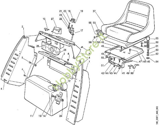 B - Carrozzeria , sedile MT MT 740 (1999, 2000) della marca Viking