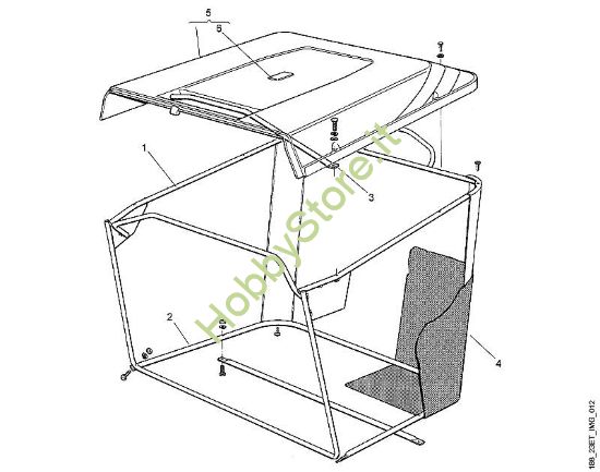J1 - Cesto raccolta erba MT MT 740 (1999, 2000) della marca Viking