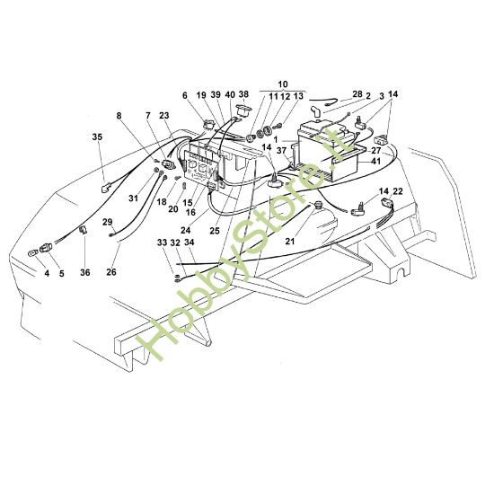 Picture of L - Componenti elettrici MT 740 (1999, 2000)