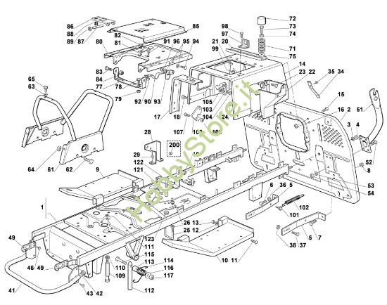 Picture of A - Telaio MT 745