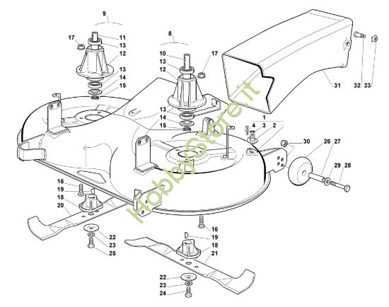 Picture of I - Apparato di taglio -2 MT 745