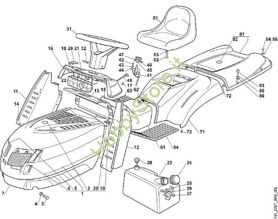 B - Carrozzeria , sedile MT MT 780 della marca Viking