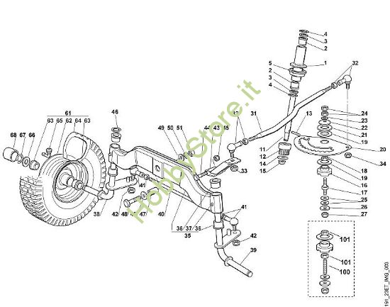 C - Sterzo MT MT 780 della marca Viking