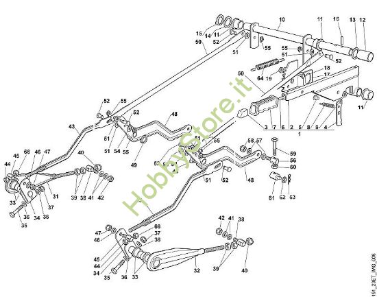 H - Sollevamento apparato di taglio MT MT 780 della marca Viking
