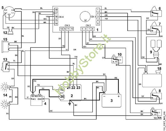 P - Schema elettrico -2 MT MT 780 della marca Viking