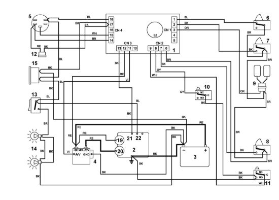 Picture of P2 - Schema elettrico MT 785 MT 785