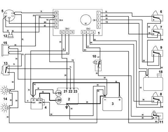 Picture of Q1 - Schema elettrico MT 785 S MT 785 S