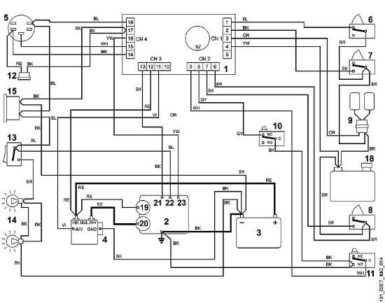 N - Schema elettrico MT MT 790 della marca Viking