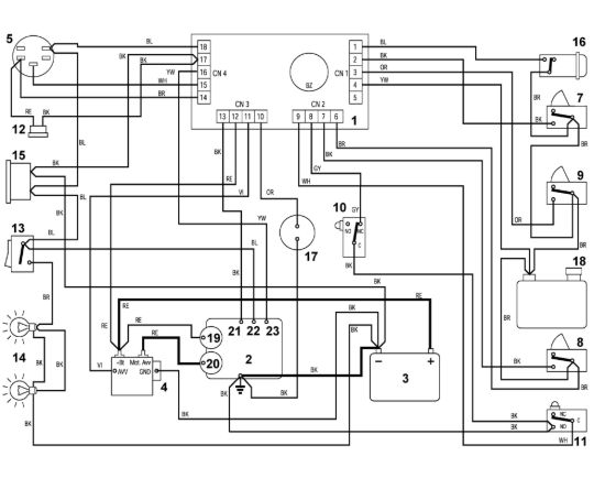 Picture of N1 - Schema elettrico MT 795