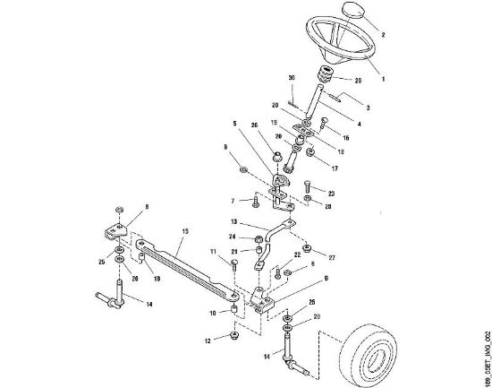 B - Sterzo MT MT 830 della marca Viking