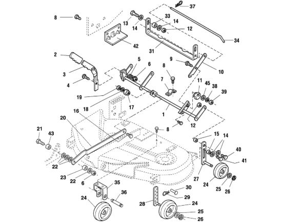 Picture of M - 38  - Sollevamento apparato di taglio MT 830