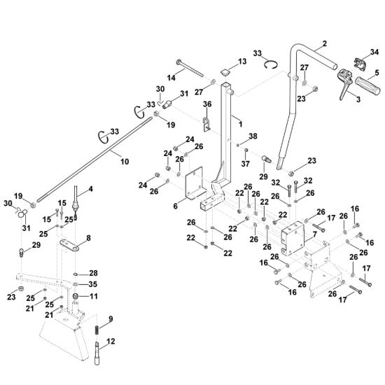Picture of B - Triangolo di accoppiamento frontale, meccanico - 1 AKD 500.1